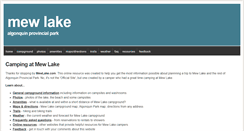 Desktop Screenshot of mewlake.com
